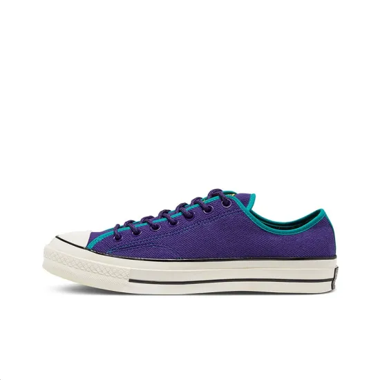 Converse Chuck 70 Canvas Shoes Unisex Low-top White/purple
