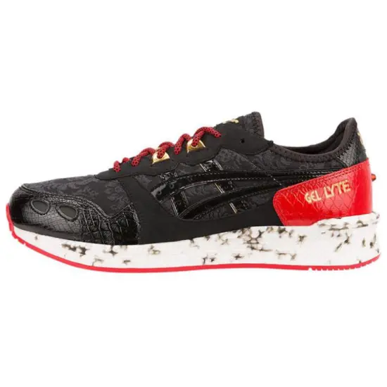 Asics Lifestyle Shoes Unisex Low-top Black/Red