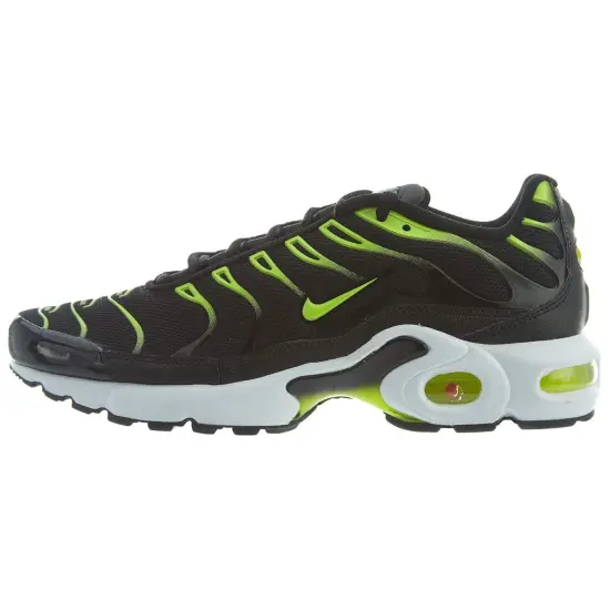 Nike Air Max Plus Running Shoes Men Low-top Black/Green