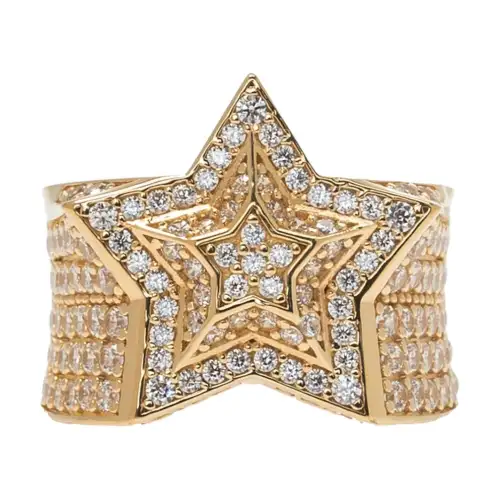 Bottega Veneta Silver Rings Women's Gold