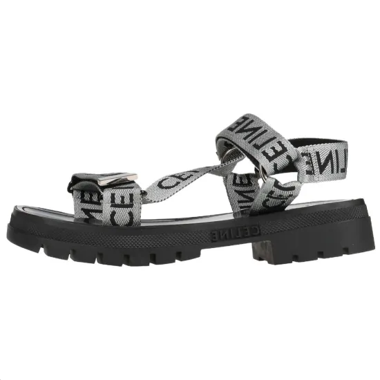 CELINE Beach Sandals Men Gray
