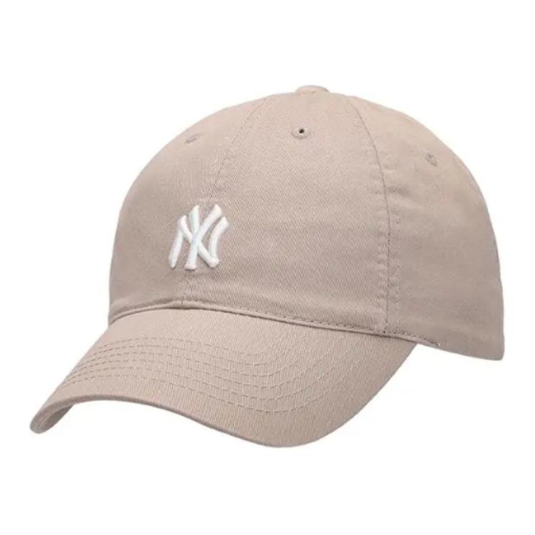 Кепка MLB (бежево-желтая)