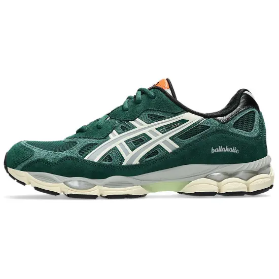 Asics GEL-NYC Running Shoes Unisex Low-top Emerald Green/ivory White