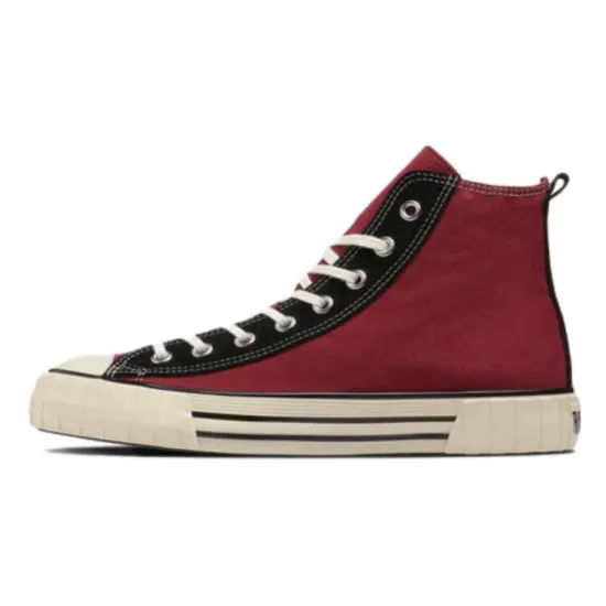 Converse All Star Us Ribbed Hi Shoes 'Red Black'
