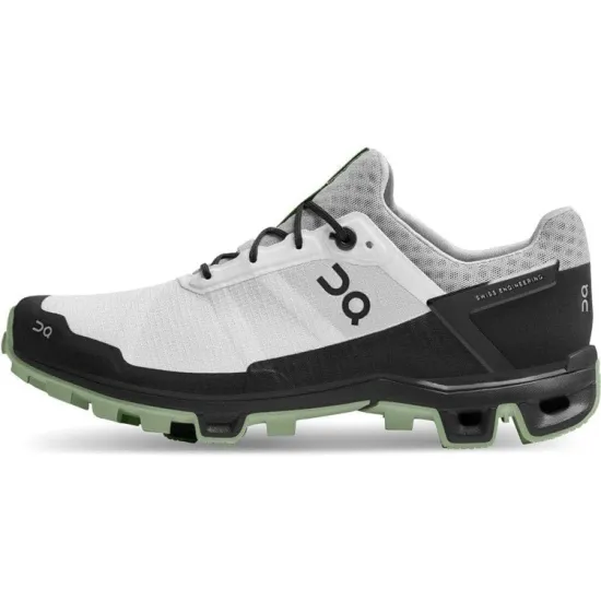On Cloudventure Peak Cushioning, Wear Resistant Low Top Casual City Commute Running Shoes Men's White Cyan