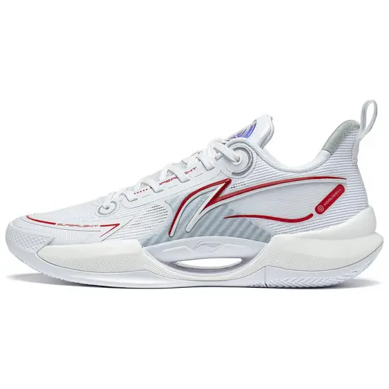 LINING Super Light V2 Basketball Shoes Men Low-Top White