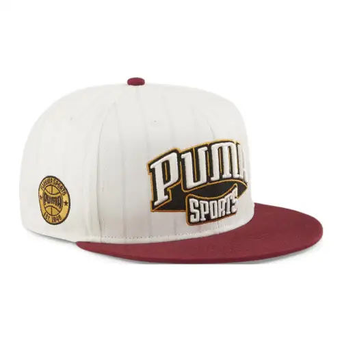 PUMA Polyester, Cotton Baseball Caps Unisex White