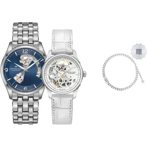 Mechanical mechanism, swiss watch for men and women, blue dial, case stainless steel, watch strap, Switzerland, 42mm