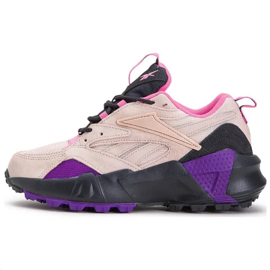 Reebok Aztrek Running Shoes Women's Low-top Grey/pink/purple
