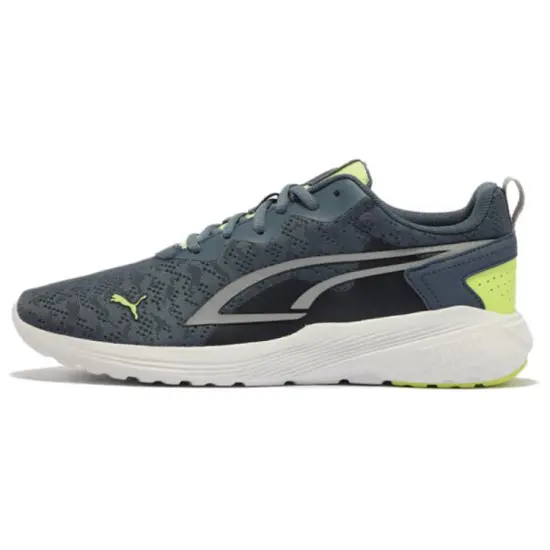 PUMA All-Day Active Running Shoes Unisex Low-Top Green/Silver