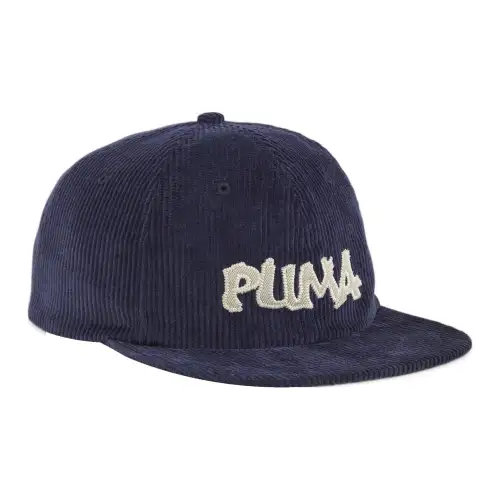 PUMA Corduroy, Cotton Baseball Caps Unisex Dark Blue