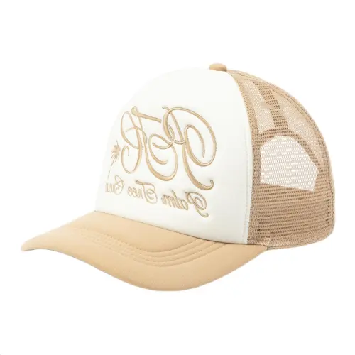 PUMA Polyester Baseball Caps Unisex Light Brown