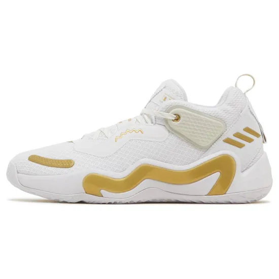 Adidas D.O.N. Issue #3 Basketball Shoes Men Low-Top White Gold