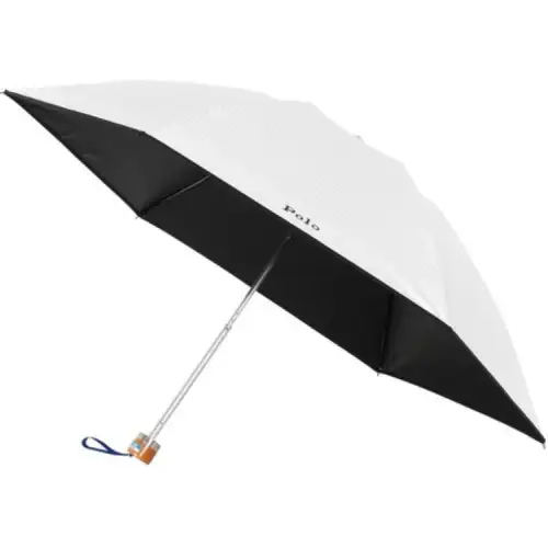 Polo Ralph Lauren Simple Striped Polo Classic Logo Umbrella Off-White 50cm