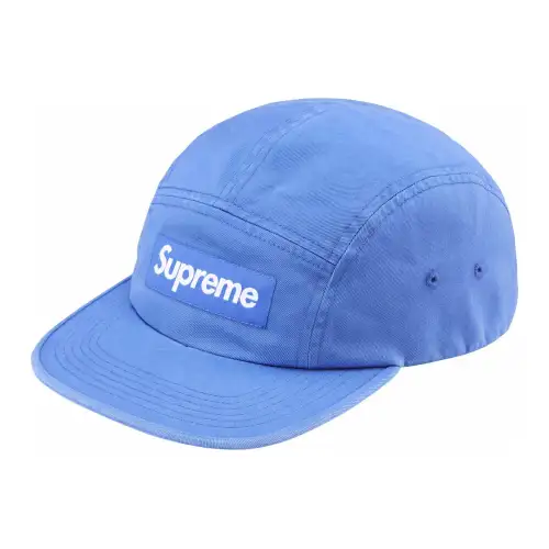 Supreme Washed Linen Camp Cap