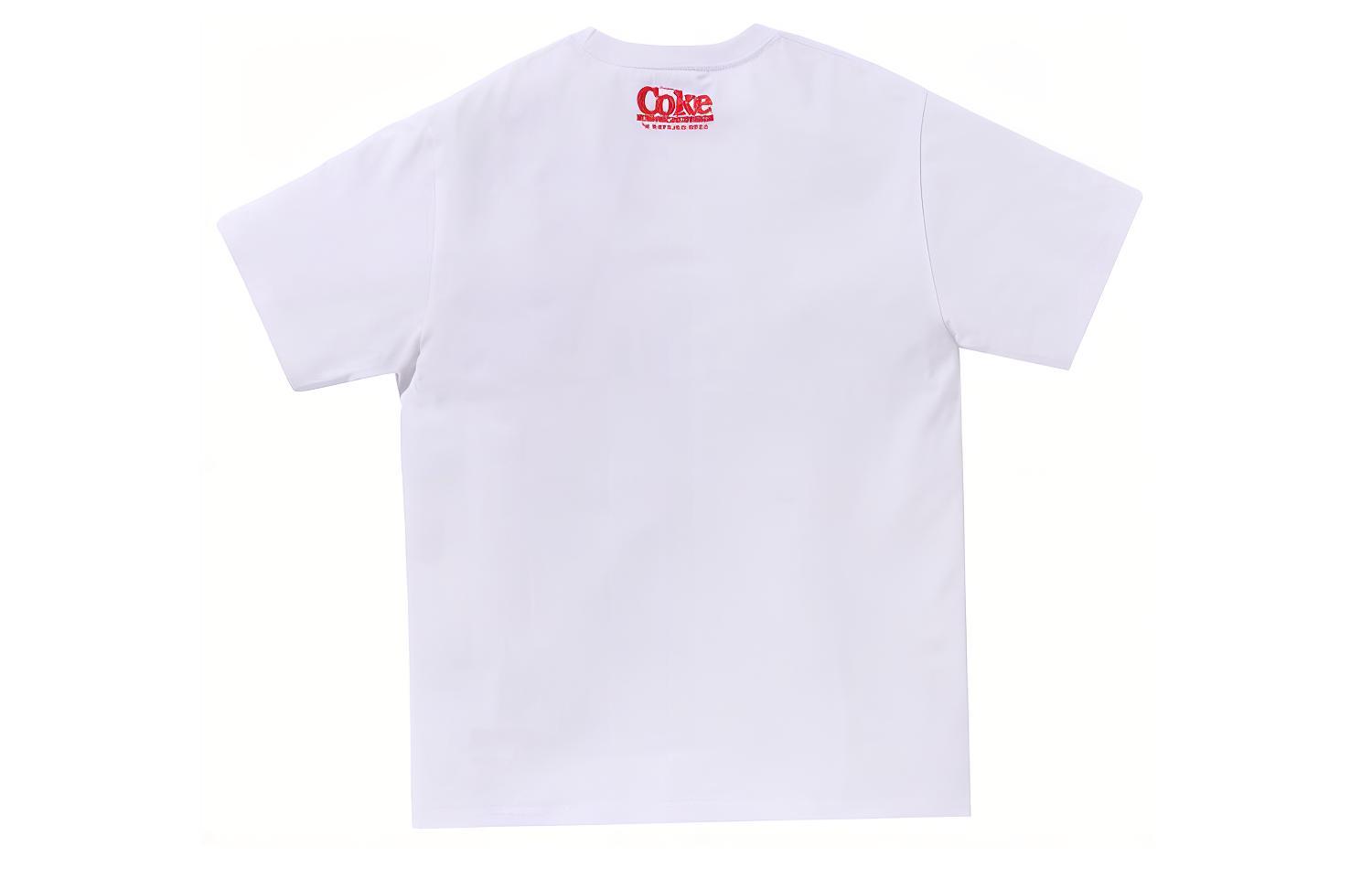 Мужская футболка A BATHING APE × Coca-Cola (белая) — Белый — фото 4