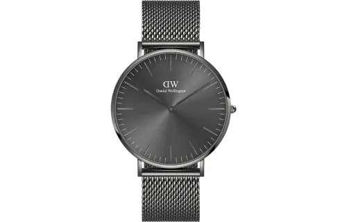 Daniel Wellington Daniel Wellington CLASSIC series watch quartz movement stainless steel strap space gray dial men's watch trendy versatile dw watch
