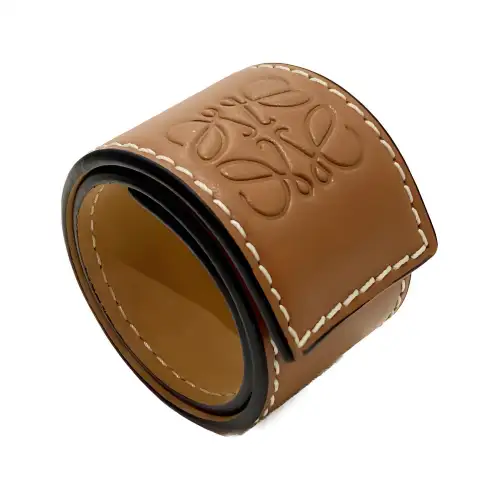 LOEWE Leather Bangles Women's Brown