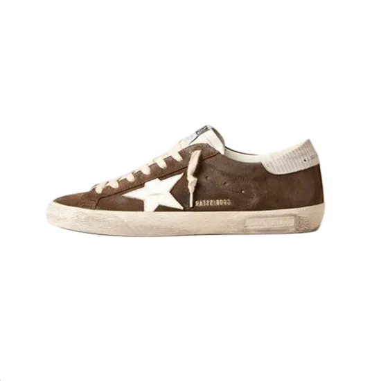 Golden Goose Super Star Low Top Skateboard Shoes Men's Brown