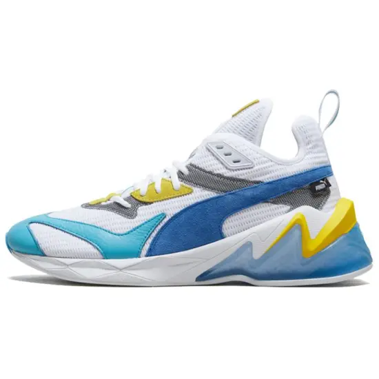 PUMA LQDCELL Training Shoes Men Low-top White/Royal Blue/Fern Green