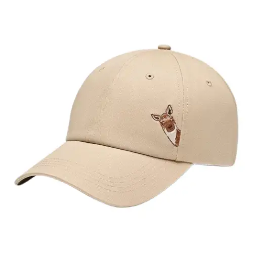 Anta Twill Baseball Caps Unisex Khaki