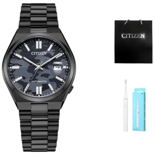 CITIZEN ['50', 149262]m Waterproof Mechanical Movement Stainless Steel Strap Watch Men's Watches