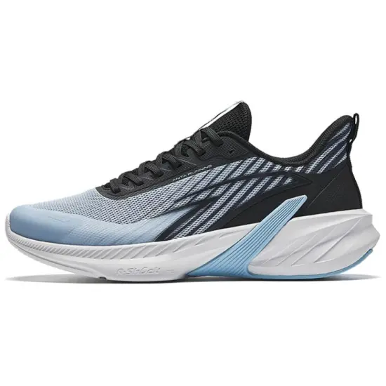 ANTA Running Shoes Men Low-Top Dusty Blue/Basic Black