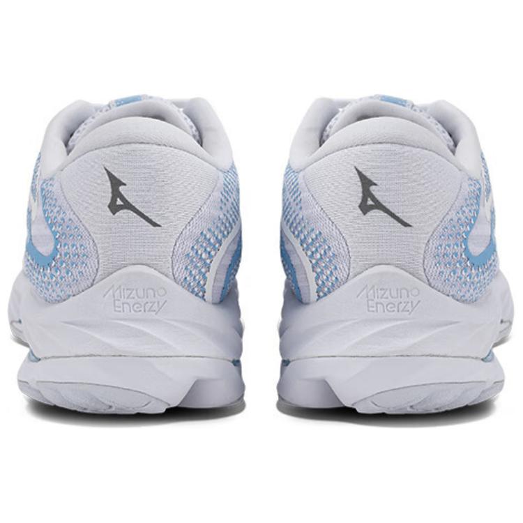 Mizuno Wave Rider 27 Slip Resistant, Abrasion Resistant, Breathable, Support Low top Running Shoes Women’s Gray Blue