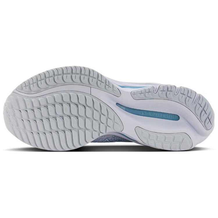 Mizuno Wave Rider 27 Slip Resistant, Abrasion Resistant, Breathable, Support Low top Running Shoes Women’s Gray Blue
