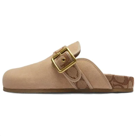 COACH Ashton Wrap toe Slippers Women's Oat