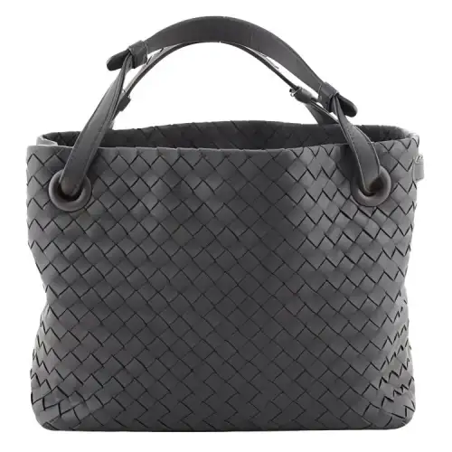 Bottega Veneta Woven Sheepskin Handbag Medium Women's