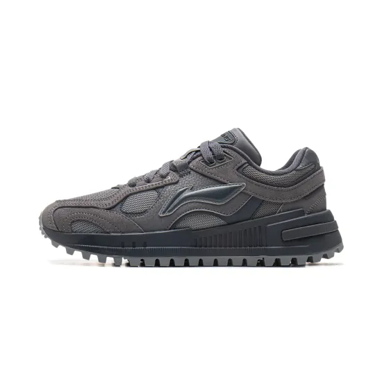 LINING Wind Rider 2.0 Casual Shoes Women's Low-Top Smoke Ink Gray/Ash Gray