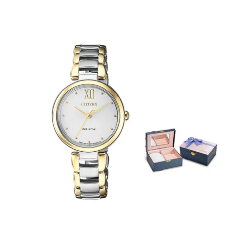 CITIZEN L ['50', 149262]m Waterproof Light Powered Quartz Movement Stainless Steel Strap