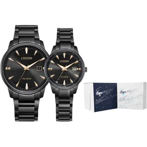 CITIZEN ['50', 149262]m Waterproof Light Powered Quartz Movement Stainless Steel Strap Watch Unisex