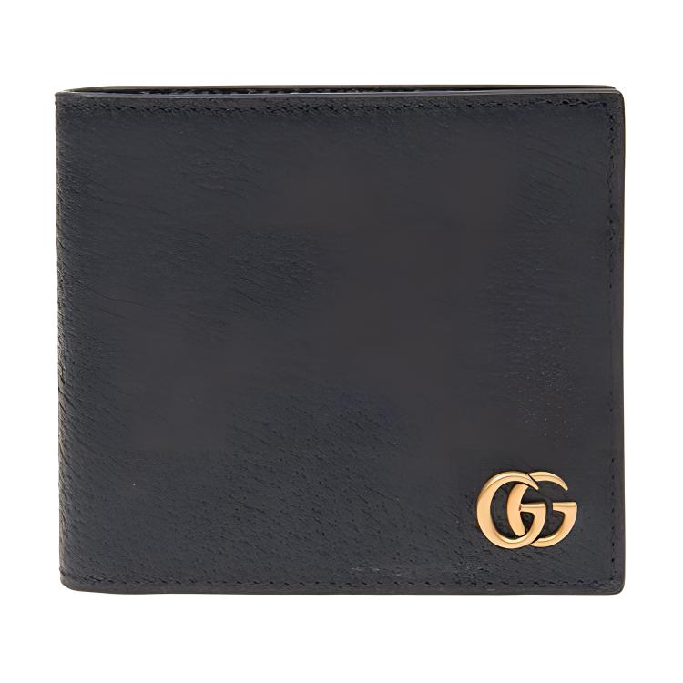 Мужской кошелек Gucci GUCCI GG Marmont Logo (черный)