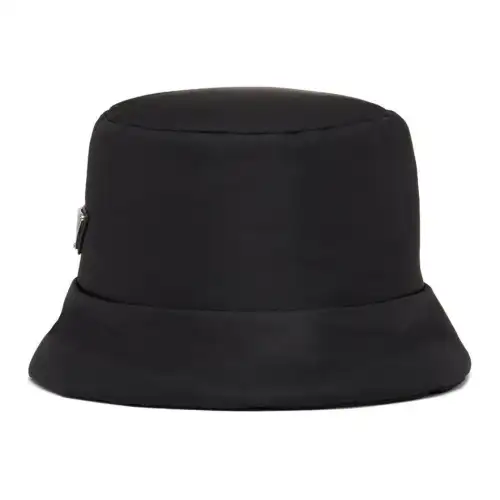 Prada Logo Plaque Bucket Hat