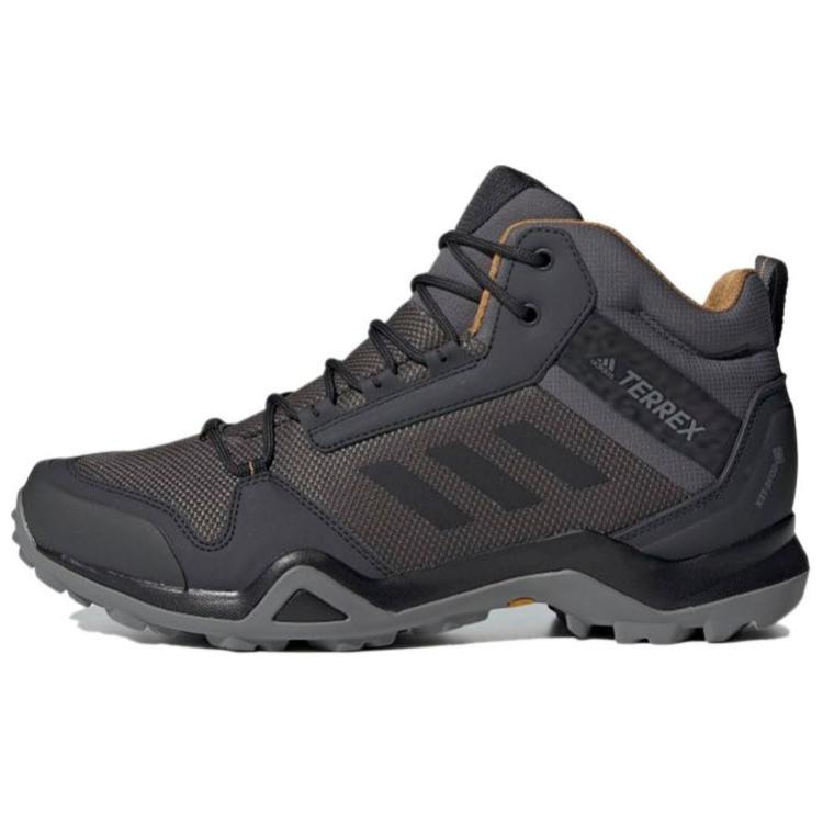 Adidas Terrex AX3 GTX Mid Gore Te Breathable Mid top Outdoor Shoes Men's Dark Gray