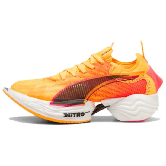 PUMA Fast-R Nitro Elite 2 Running Shoes Women's Low-Top Sunflow/Sunset Glow/PUMA White