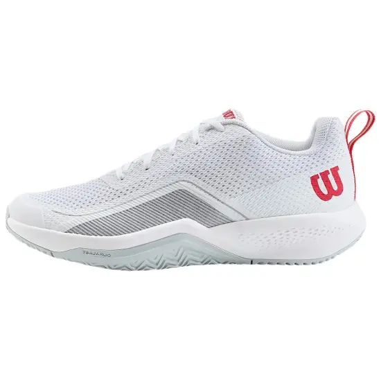 Wilson Rush Pro Anti Slip Wear Resistant Low Top Tennis Shoes Men's White