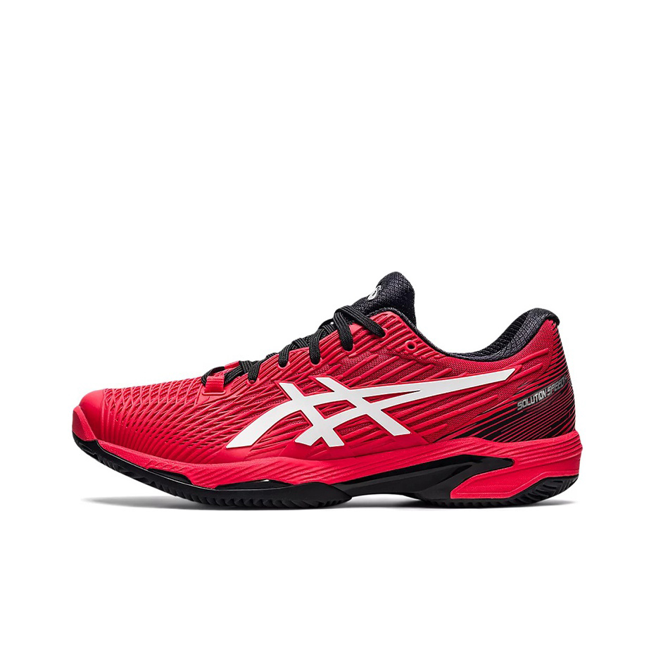 Asics Solution Speed FF 2 Comfortable Low top Running Shoes Men's Red White