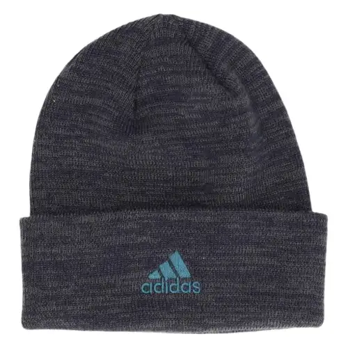 Adidas Brand Logo Acrylic Fiber Marine Blue Men's Beanie