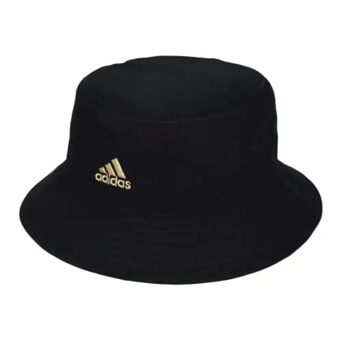 Adidas Cotton Bucket Hats Unisex Black/Gold