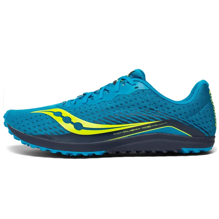 Saucony Cushioning Slip Resistant Lightweight Low top Running Shoes Men's Blue
