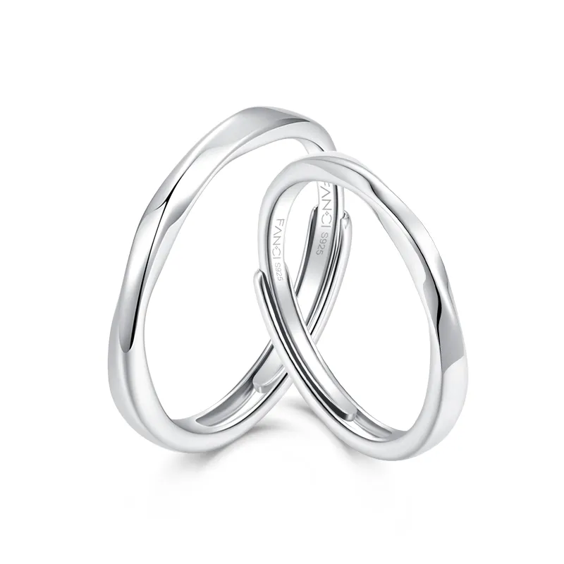 FANCI Mobius Collection 925 Sterling Silver Rings Unisex