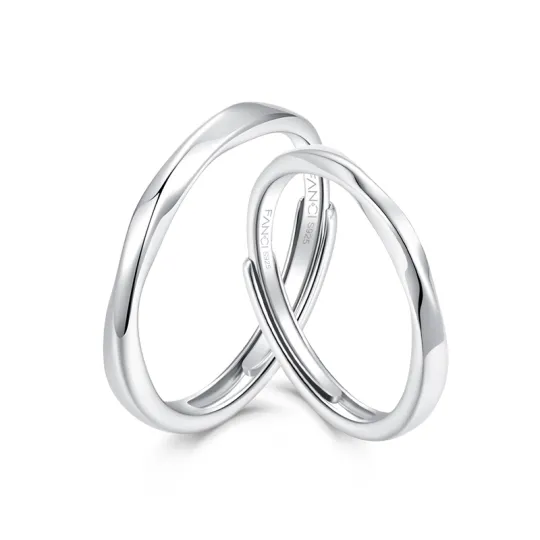 FANCI Mobius Collection 925 Sterling Silver Rings Unisex