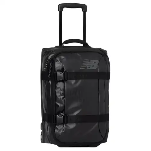 New Balance Polyester Soft Trolley Luggage 20 Inch Unisex Black