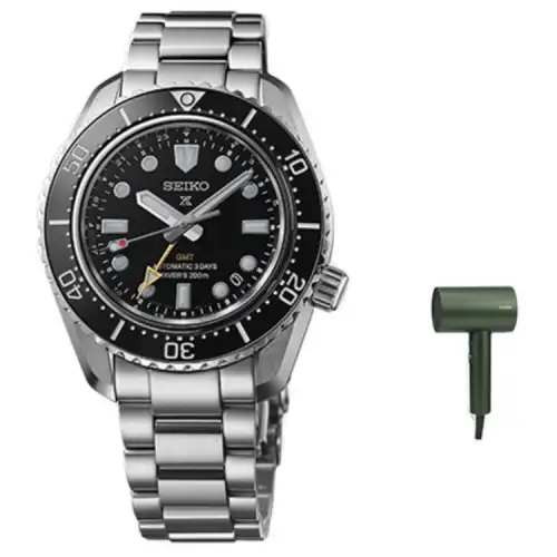 SEIKO Automatic Mechanical Movement Stainless Steel Strap Watch Unisex Black Dial