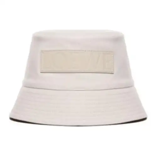 LOEWE Cotton Bucket Hats Women's Beige