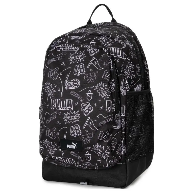 PUMA Fabric Backpack Medium Unisex Black