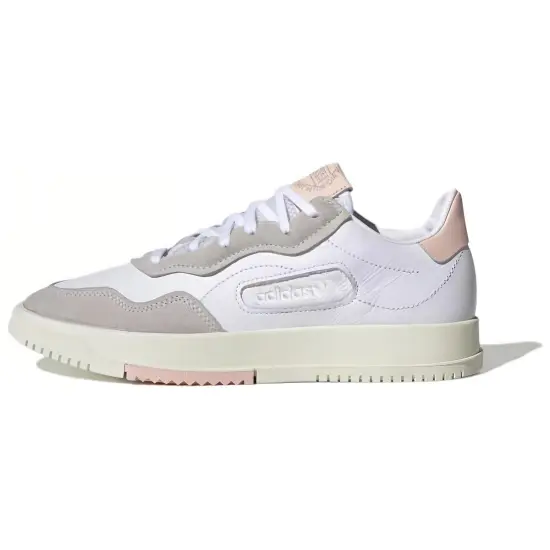 Adidas Originals Premiere Skateboard Shoes Women's Low-top White/grey/pink